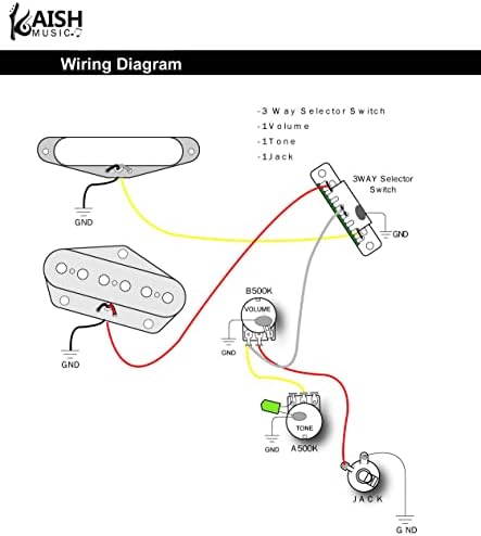 Dopro Heavy Duty 3 Way Guitar Pickup Lever Switch Pickup Selector Switch for Strat Tele with 3 Plastic Tips