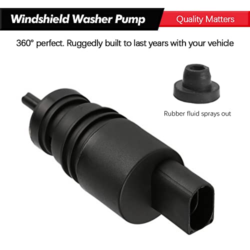 A Abigail A75002WP Front Windshield Washer Pump W/Grommet Replacement thumb #1