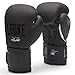 LEONE 1947 GN059 BLACK&WHITE Gants Boxe - noir - 12 oz