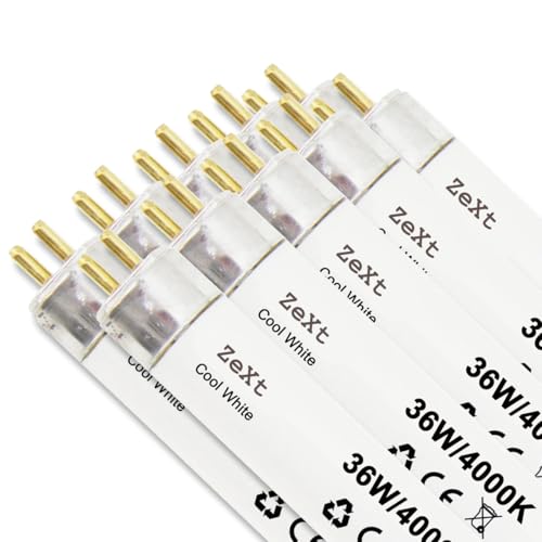 ZEXT - Tubo fluorescente (36 W, 840-4000 K, 120 cm, T8, 10 unità)