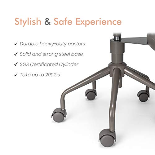 Pipersong Meditation Chair, Home Office Desk Chair, Cross Legged Chair With Lumbar Support And Adjustable Stool, Flexible Design For Fidgety Sitters, Grey #TOP4