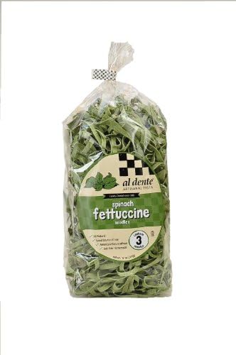 Al Dente Spinach Fettuccine, 12-Ounce Bag (Pack of 2) image 2
