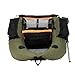 Inflatable Fishing Boat, Portable Fishing Boat Raft，Float Tubes for Fishing W/Adjustable Shoulder Strap&Manual Air Pump, 286.6 Lbs Load Capacity, 90-180°Adjustable Backrest Angle (Green)