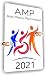 SC ® - Sticker/Autocollant - Caducée 2021 - AMP - Aide Médico Psychologique - Type de pose Vitrophanie* (se colle sur le pare-brise à l'intérieur du véhicule) - Fabrication Française