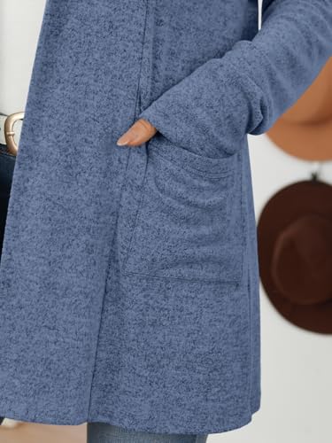 Image of LILLUSORY Cardigan Sweaters for Women Lightweight Cardigans Fall Outfits | Open Front Long Cardigan with Pockets, Business Casual Outfits, Airport Travel Outfits, Teacher Outfits, 2026 Fall Fashion