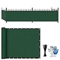DenForste Privacy Fence Screen - 6' x 50' Fence Covering Privacy Screen Outdoor - Heavy Duty Fencing Mesh Shade Cover for Garden Wall Yard Backyard
