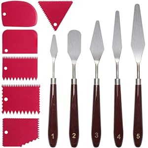 SZSMART 11-teiliges Palettenmesser- und Schaber-Set