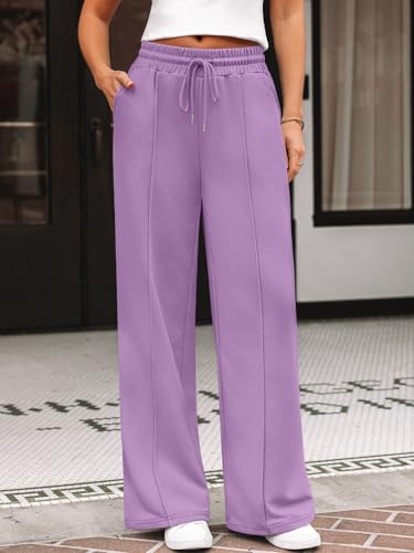 AUTOMET Womens Wide Leg Sweatpants Baggy Lounge Travel Pants Fall Fashion Outfits 2025 Winter Clothes Joggers - Image 3