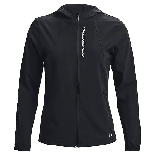 Under Armour Damen Outrun The Storm Jacket Laufbekleidung Laufjacke Black - Schwarz M