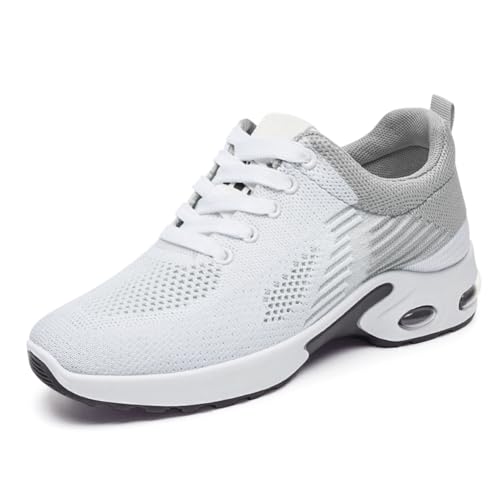 Image of Padgene Womens Sneakers Air Cushion Running Shoes Lightweight Tennis Walking Shoes Mesh Breathable Gym Work Fashion Sneakers Athletic Comfortable Casual
