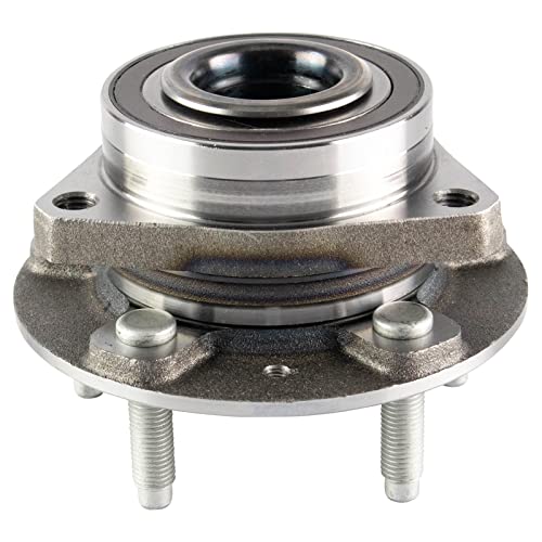 Image of TRQ Left and Right Wheel Bearing and Hub Assembly Set 2 Piece Compatible with 16-19 Chevrolet Malibu 18-19 Buick Cascada 16-18 Envision 17-18 Envision AWD 17-19 Lacrosse 17-19 Lacrosse AWD