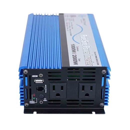 AIMS Power 1000W Pure Sine Inverter 12V