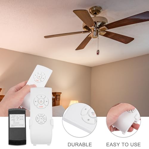 Control remoto para ventilador de techo que soluciona la instalacion incomoda en habitaciones altas 5