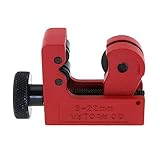 LUORNG Mini Arrow Cutter 3-22mm Archery Pipe Tube Cutting Carbon Wood Shaft Off Saw Tool, Red