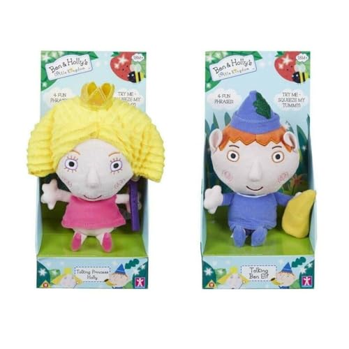 Ben & Pequeño Reino de Holly 18cm Talking Soft Peluches (English Version)