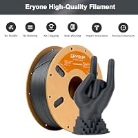ERYONE PETG Carbon Fiber Filament 1.75mm +/- 0.03mm, PETG CF 3D Drucker Filament, 1kg Spool (2.2LBS), Dark Grey – Ansicht 2