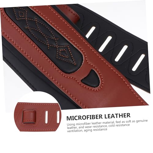 DIKACA 1 Pièces Sangle De Guitare Pratique Guitare Ceinture Médiator De Guitare Sangle D’Épaule De Guitare Basse Médiator Ceinture De Mode Accessoires De Guitare Électrique Vintage - Les Beatles, Paul McCartney, John Lennon, RIngo Starr, George Harrison DIKACA 1 Pièces Sangle De Guitare Pratique Guitare Ceinture Médiator De Guitare Sangle D'Épaule De Guitare Basse Médiator Ceinture De Mode Accessoires De Guitare Électrique Vintage – Image 4