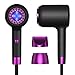Produktbild KARELIFE Föhn Ionen Haartrockner Professionell Haarfön - 1500 Watt Negativen Anion Fön mit 2 Diffusor, 3 Temperatur und Konstante Warm Temperatur Wind - Schwarz