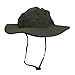 Chapeau seau d'extérieur unisexe à large bord anti-UV Chapeau de pêcheur d'été Protection solaire Chapeau de pêche AmovibleCasquette de plage avec mentonnière réglable pour le camping Randonnée Chasse