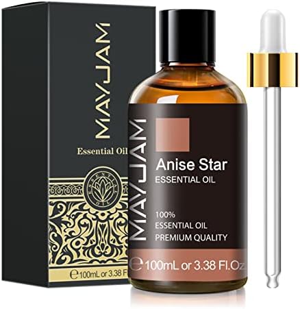 MAYJAM Lemongrass Essential Oils 100ml, 100% Pure Natural Essential Oils, Therapeutic-Grade Aromatherapy Essential Oil, Fragrance Oils for Diffuser, Humidifier, Relax, Sleep, Perfect Gifts