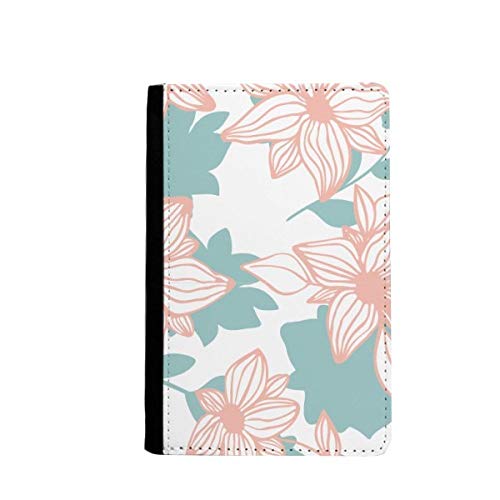 Porte-passeport fleurs multicolores Curaçao bleu le cadeau idéal pour globe-trotteur