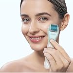 10 in 1 Derma Roller Kit, 0.25mm Microneedling Roller Microneedle Derma Roller with, Facial Beauty Roller Skin Care Tools, 10 Replaceable Heads and Storage Case - Image 4