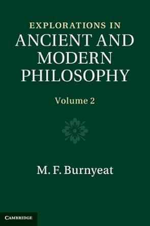 Explorations in Ancient and Modern Philosophy: Volume 2 Reprint Edition book cover