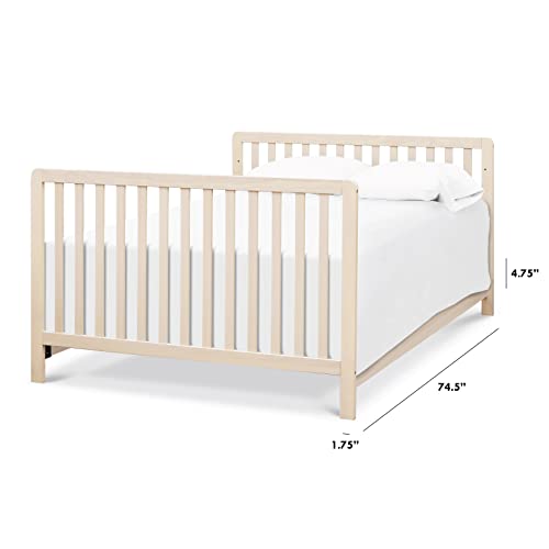 Image of DaVinci Hidden Hardware Twin /Full-Size Bed Conversion Kit (M5789) in Washed Natural