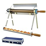 Barbecue Solaire Portable, Four Solaire Amovible De 1,5 L avec Boîte De Rangement, Température De Stagnation du Tube À Vide 150 ℃ 290 ℃, Outils De Barbecue De Camping pour L'extérieur, La Plage