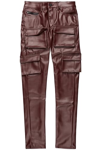 Men's Kap Skinny Faux Leather Fit Jean3