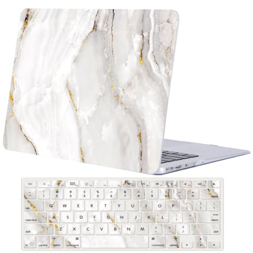 Carcasa MacBook Pro 15 A1398 Mármol Blanco Estuche para Trabajar en Cafeterías y Oficinas