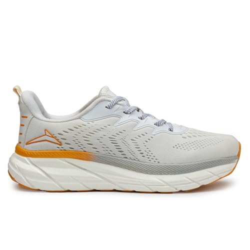 Image of JQR Atlanta Men's Sports Running Shoes Knitting Upper Lace Up Design Soft Cushioned Memory Foam Insole Extra Grip Anti Skid Comfortable Lightweight Durable for Gym, Walking, Jogging & Everyday