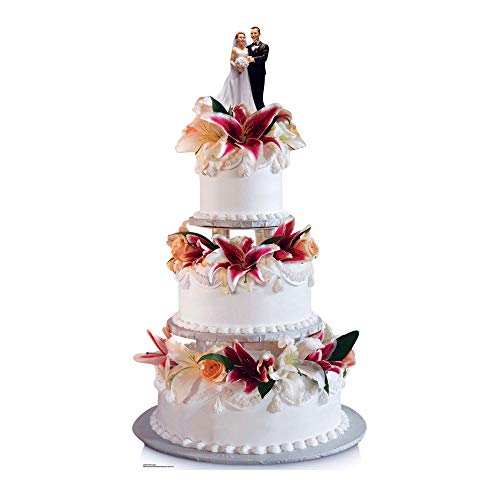 Gâteau de mariage en carton découpé SC881 décor de salle facile et rapide