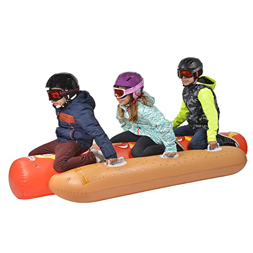 Wham-O Snowboogie Hot Dog Tube 93 Inch Winter Sports Snow Tube #TOP2