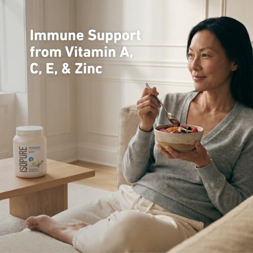 Image of Isopure Zero Carb Whey Isolate Protein Powder, Creamy Vanilla 3 LB