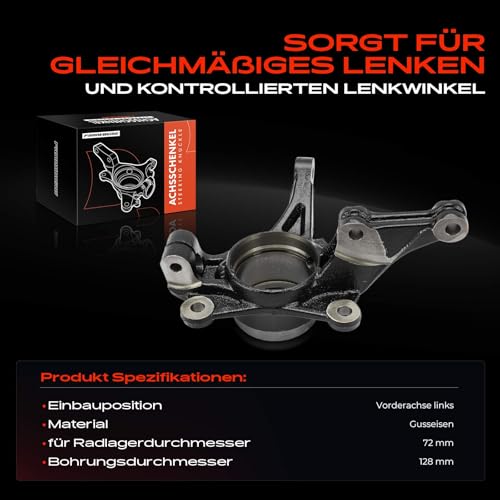 Frankberg 1x Achsschenkel Vorderachse Links Kompatibel mit Picanto JA 1.0L 1.2L 2017-2024 Replace# 51715-G6000