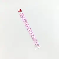 Laço Magico KIT CY18-005 18mmx340mm xadrez rosa pct 10 unidades.