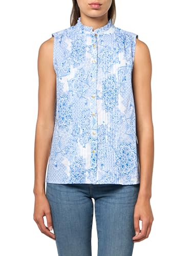 Chemise sans manches plissée idéale pour vos tenues d'été décontractées chic