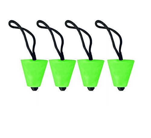Best Neon Green Universal Kayak Scupper Plug Kit (Fit: Native Kayaks, Wilderness Systems Kayaks, Feelfree Kayaks, Perception Kayaks, Old Town Kayaks, Plus All Other Major Brands) (Set of 4)