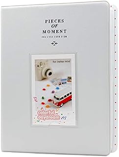128 Pockets Photo Album for Fujifilm Instax Mini LiPlay 11 7s 8 8+ 9 25 26 50s 70 90 Instant Camera, Polaroid Snap SnapTouch PIC-300 Z2300 Mint Zip Instant Camera Printer (Pink)