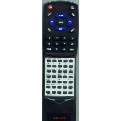 Replacement Remote Control for Emerson EWC13D4, EWC20D4, EWC09D5, NE221UD Cover