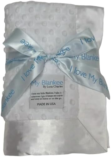My Blankee Minky Dot Baby Blanket (Lavender)