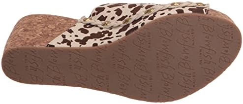 Blowfish Malibu Women's Hagen Wedge Sandal, CloudCowGirl Prospectr/Whtsand, 7.5 | Image 3