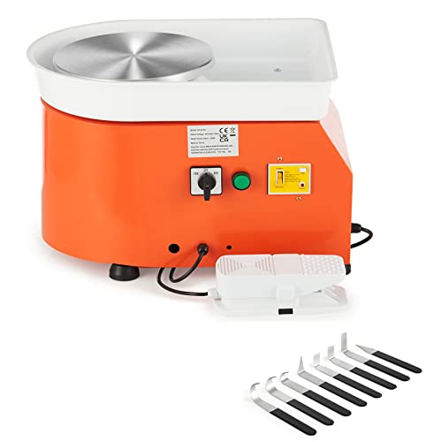 CREWORKS 350W Pottery Wheel, 25cm Turntable