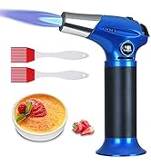 Chalumeau De Cuisine Professionnel Yactus – Rechargeable, Flamme Réglable, Gris (PA57469)