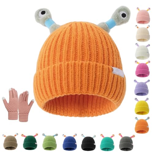 EZGHAR Cute Little Monster Led Knit Beanie, Winter...