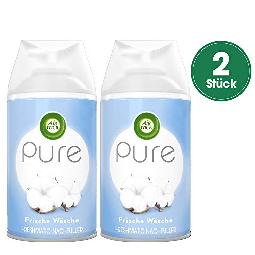 Airwick Freshmatic Max Automatisches Duftspray Nachfüller, PURE Frische Wäsche, 2er Pack (2 x 250ml)