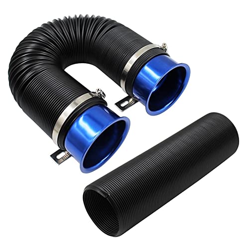 Durite Admission Air 2M Universelle Turbo - Tuyau Flexible Silicone Résistant Chaleur Froid Diamètres Multiples