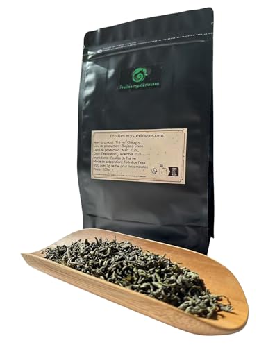 thé vert chinois Chaoqing, feuilles de thé séchés originales naturelles 100g