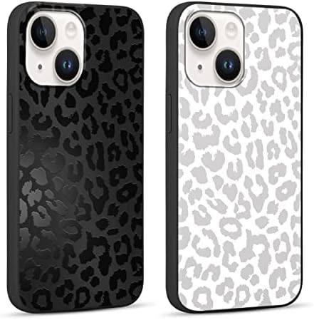 2 Pack Cute Cheetah Print Phone Case for iPhone 13 / iPhone 14 6.1"